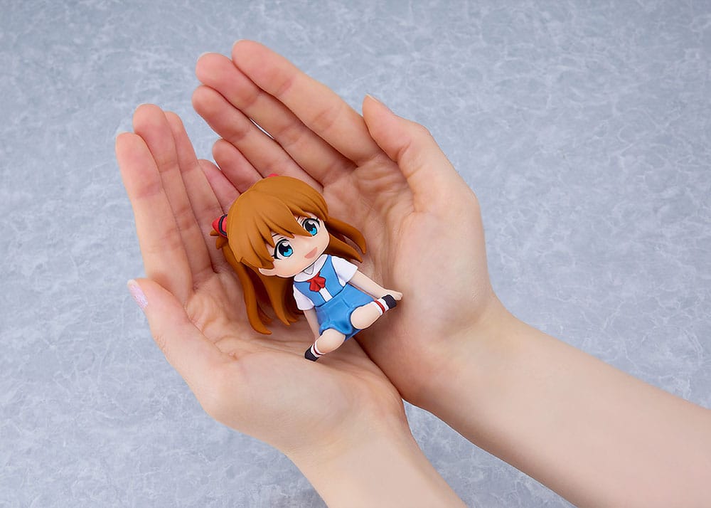 Rebuild of Evangelion Rubber Mascot Nendroid Plus Minifigur Asuka Shikinami Langley 8 cm Minifiguren Yokina