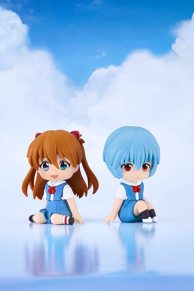 Rebuild of Evangelion Rubber Mascot Nendroid Plus Minifigur Asuka Shikinami Langley 8 cm Minifiguren Yokina