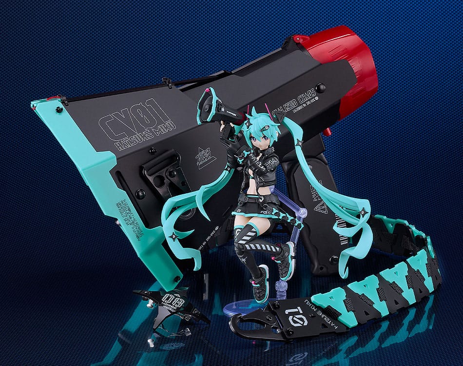 Character Vocal Series 01: Hatsune Miku Plamatea Plastic Model Kit Hatsune Miku: Chuocho Tactical Craft Ver. 15 cm Figmas Yokina
