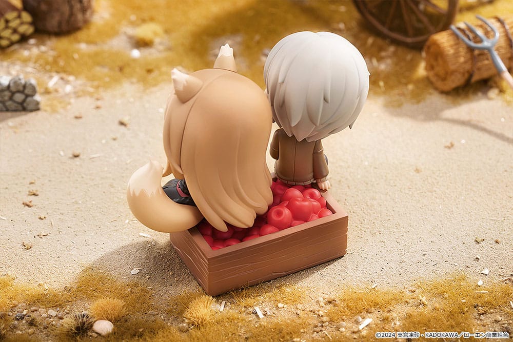 Spice and Wolf: Merchant Meets the Wise Wolf Mini Memory Minifigur Lawrence & Holo 8 cm Minifiguren Yokina