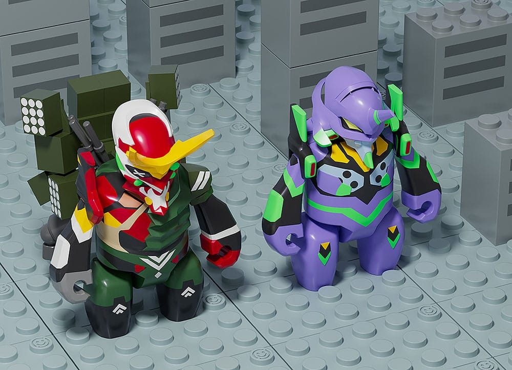 Rebuild of Evangelion Brickroid Actionfigur Evangelion Production Model-New 02 a 5 cm Minifiguren Yokina