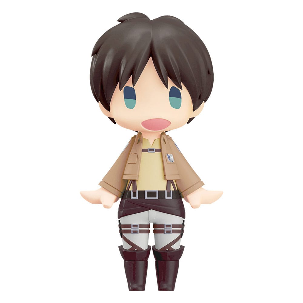 Attack on Titan HELLO! GOOD SMILE Actionfigur Eren Yeager 10 cm Prizefiguren Yokina