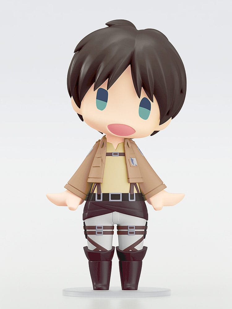 Attack on Titan HELLO! GOOD SMILE Actionfigur Eren Yeager 10 cm Prizefiguren Yokina