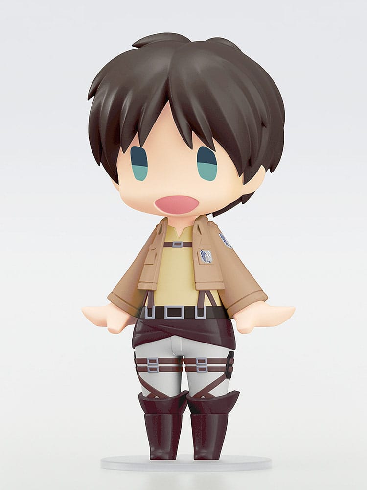 Attack on Titan HELLO! GOOD SMILE Actionfigur Eren Yeager 10 cm Prizefiguren Yokina