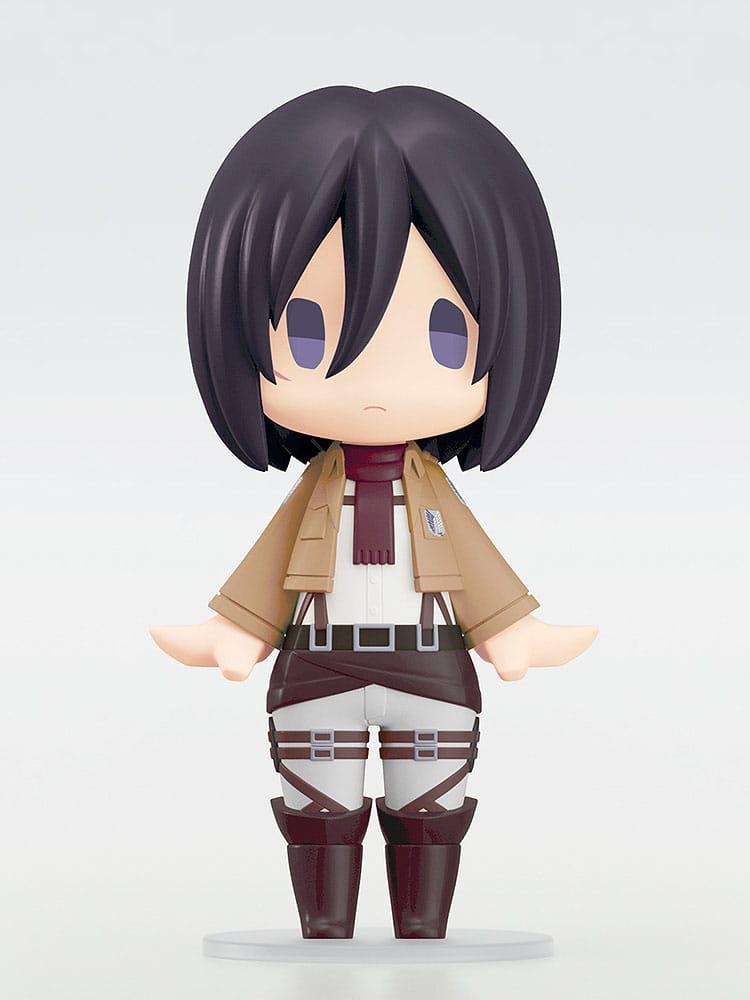 Attack on Titan HELLO! GOOD SMILE Actionfigur Mikasa Ackerman 10 cm Prizefiguren Yokina