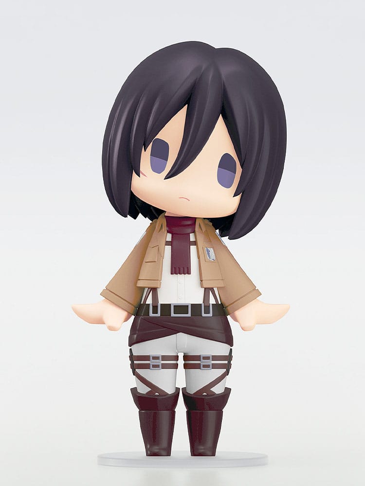 Attack on Titan HELLO! GOOD SMILE Actionfigur Mikasa Ackerman 10 cm Prizefiguren Yokina