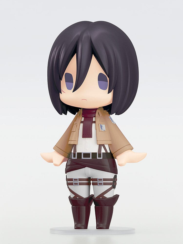 Attack on Titan HELLO! GOOD SMILE Actionfigur Mikasa Ackerman 10 cm Prizefiguren Yokina