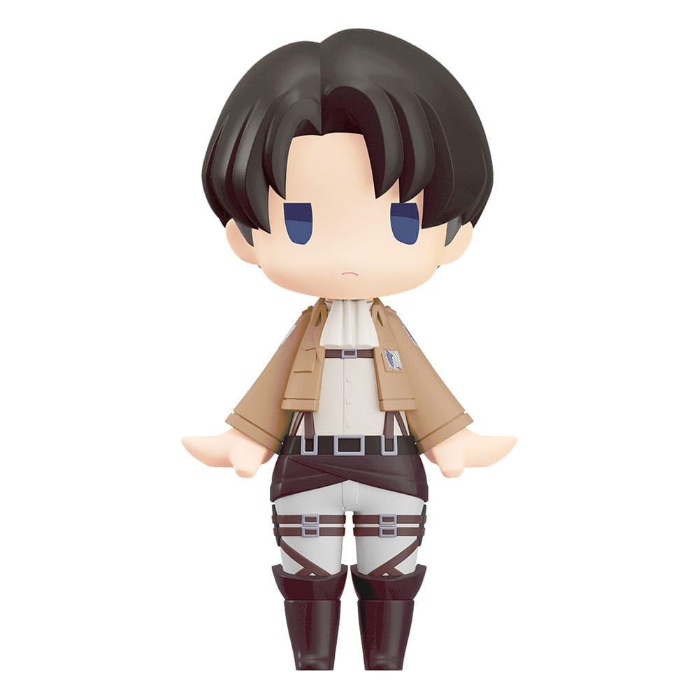 Attack on Titan HELLO! GOOD SMILE Actionfigur Levi 10 cm Prizefiguren Yokina