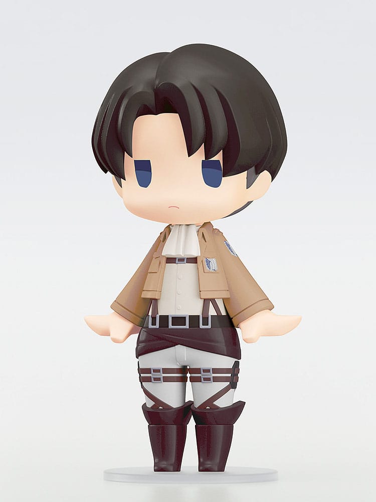 Attack on Titan HELLO! GOOD SMILE Actionfigur Levi 10 cm Prizefiguren Yokina