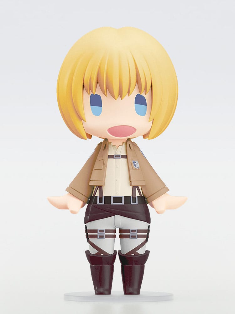 Attack on Titan HELLO! GOOD SMILE Actionfigur Armin Arlert 10 cm Prizefiguren Yokina