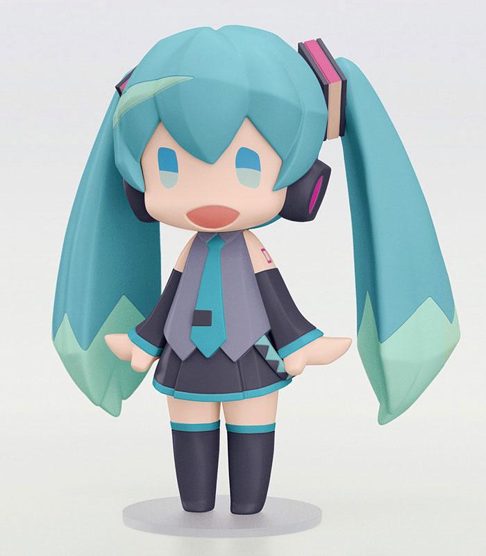 Character Vocal Series 01: Hatsune Miku HELLO! GOOD SMILE Actionfigur Hatsune Miku 10 cm Prizefiguren Yokina