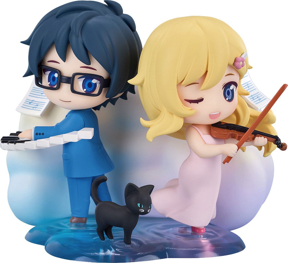 Your Lie in April Minifiguren Qset 2er-Pack Kaori Miyazono & Kosei Arima 9 cm Minifiguren Yokina