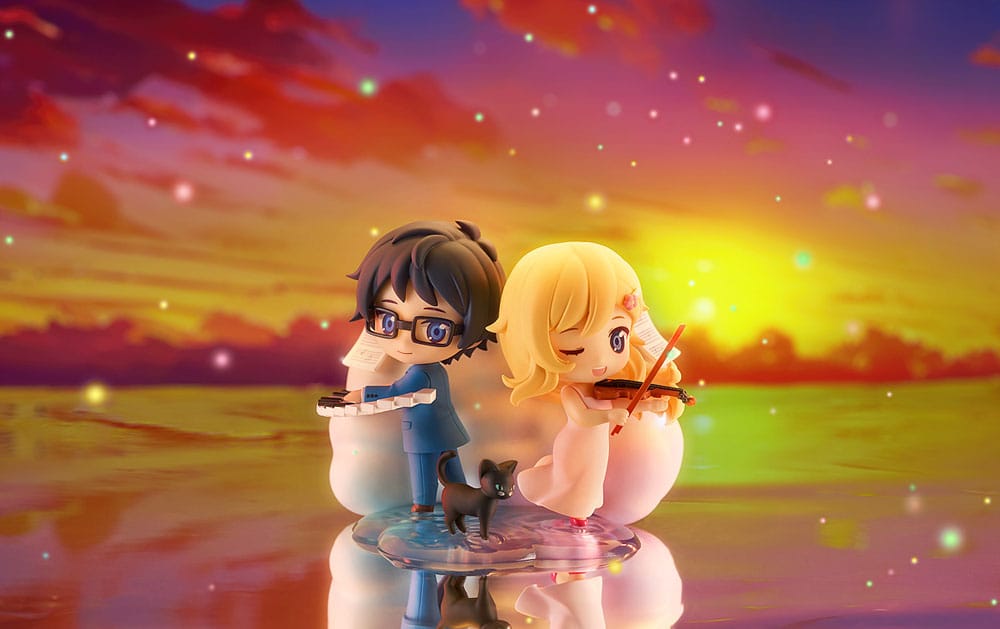 Your Lie in April Minifiguren Qset 2er-Pack Kaori Miyazono & Kosei Arima 9 cm Minifiguren Yokina