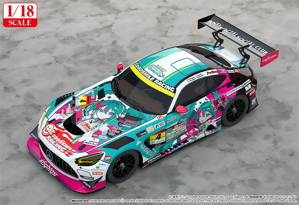 Hatsune Miku GT Project Fahrzeug 1/18 Hatsune Miku AMG 2025 Season Opening Ver. 26 cm Scalefiguren Yokina