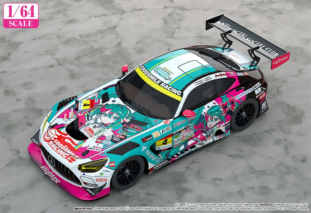 Hatsune Miku GT Project Fahrzeug 1/64 Hatsune Miku AMG 2025 Season Opening Ver. 7 cm Scalefiguren Yokina