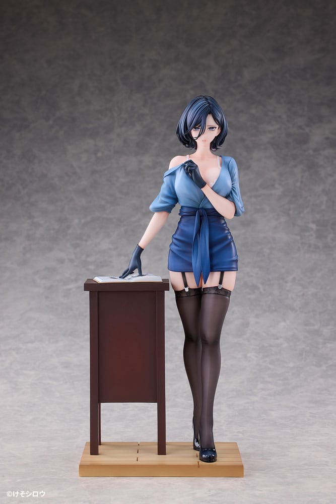 Original Character PVC Statue 1/6 Toutotsu ni Nugidasu Tennen Bijutsu Kyoushi Rumi Illustration by Keso Shirou 28 cm Scalefiguren Yokina