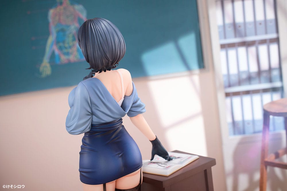Original Character PVC Statue 1/6 Toutotsu ni Nugidasu Tennen Bijutsu Kyoushi Rumi Illustration by Keso Shirou 28 cm Scalefiguren Yokina
