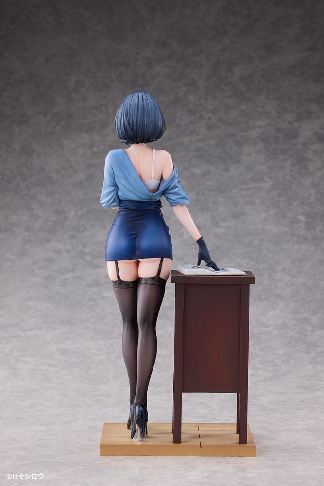 Original Character PVC Statue 1/6 Toutotsu ni Nugidasu Tennen Bijutsu Kyoushi Rumi Illustration by Keso Shirou 28 cm Scalefiguren Yokina