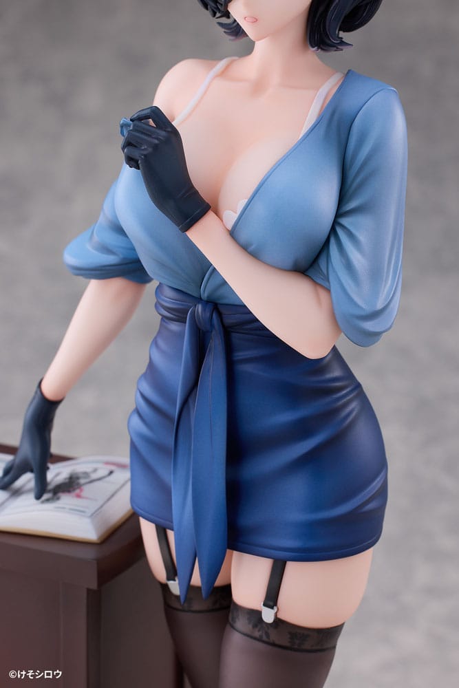 Original Character PVC Statue 1/6 Toutotsu ni Nugidasu Tennen Bijutsu Kyoushi Rumi Illustration by Keso Shirou 28 cm Scalefiguren Yokina
