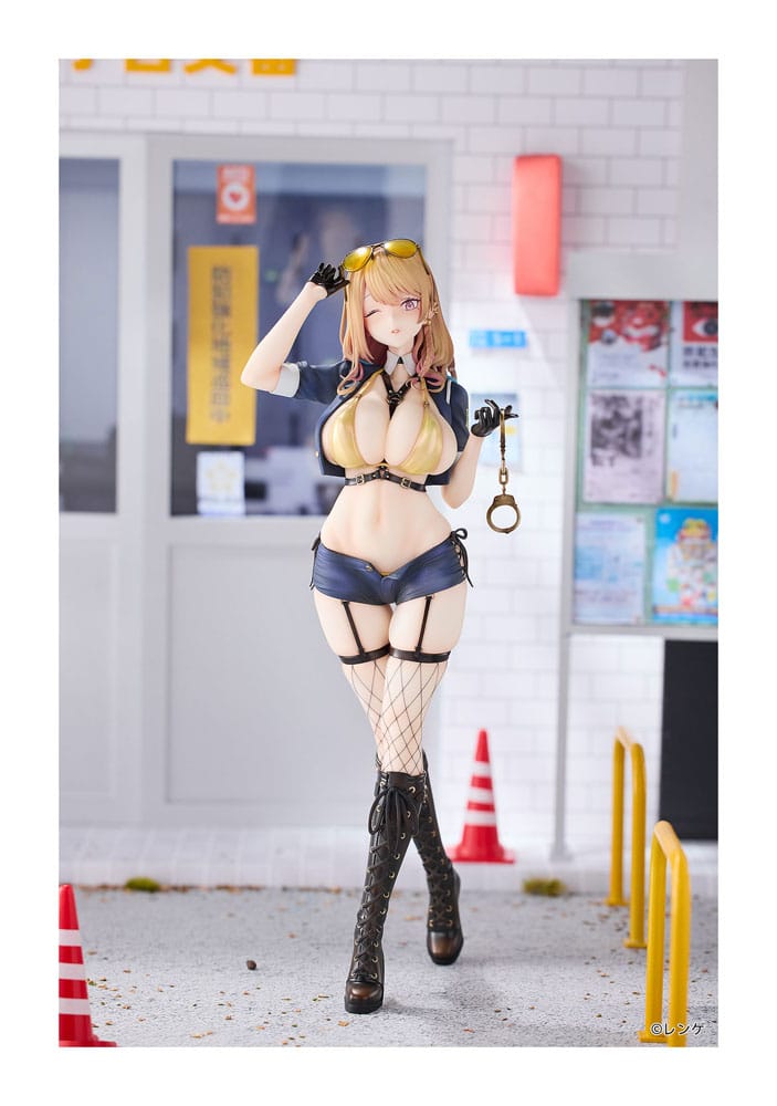 Original Character PVC Statue 1/6 Gal Policewoman Takanashi Arisa Normal Edition 27 cm Scalefiguren Yokina