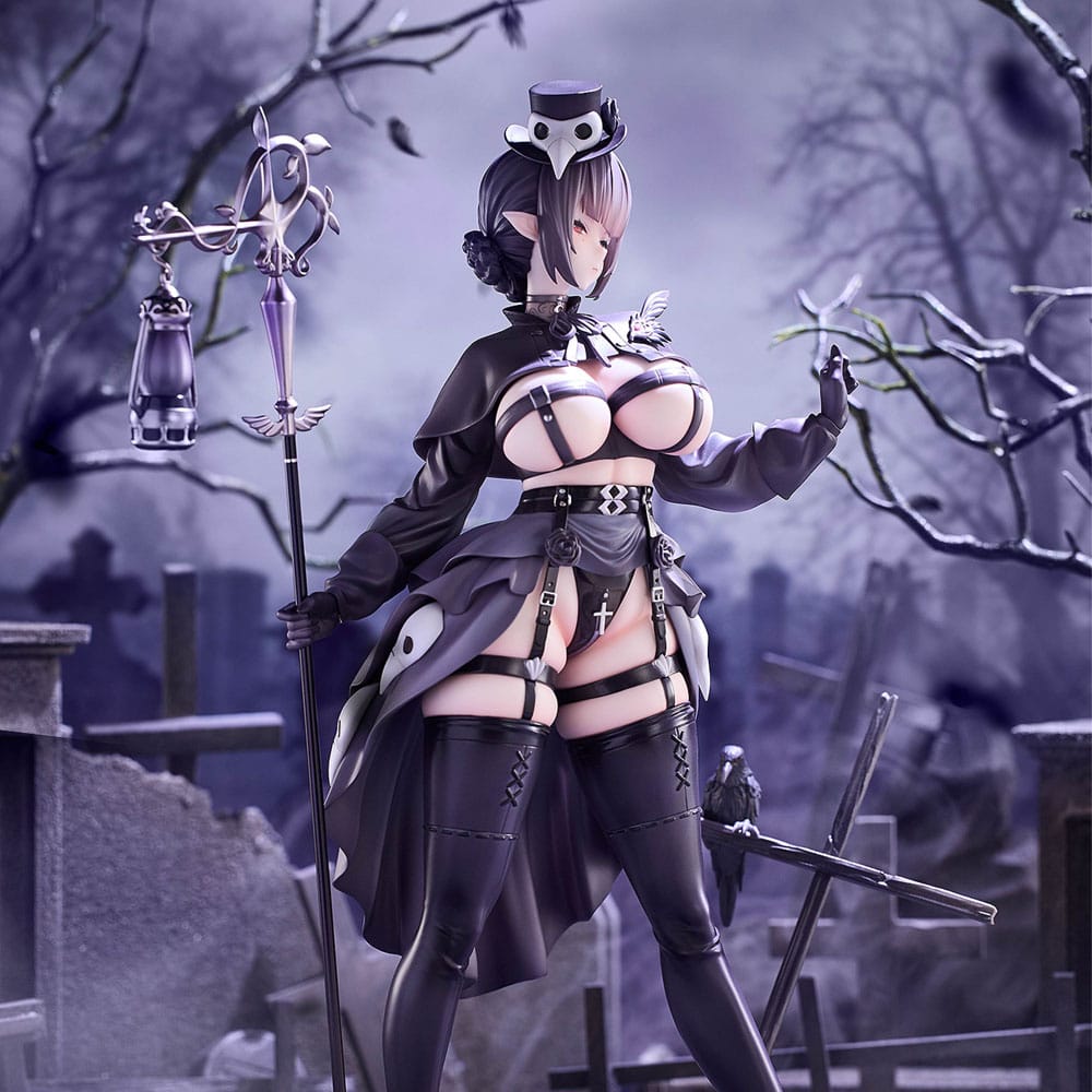Original Character PVC Statue 1/6 Pest Doctor Kara Deluxe Edition 30 cm Scalefiguren Yokina