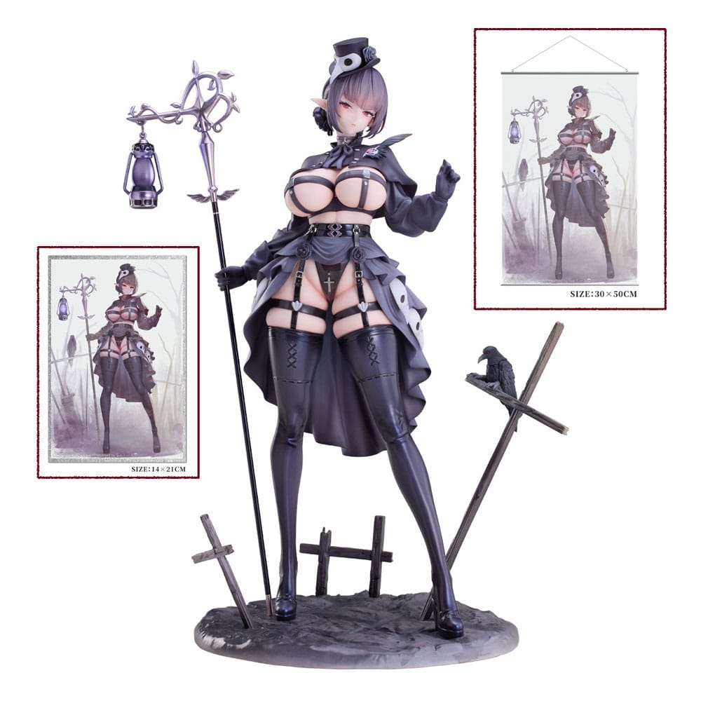 Original Character PVC Statue 1/6 Pest Doctor Kara Deluxe Edition 30 cm Scalefiguren Yokina