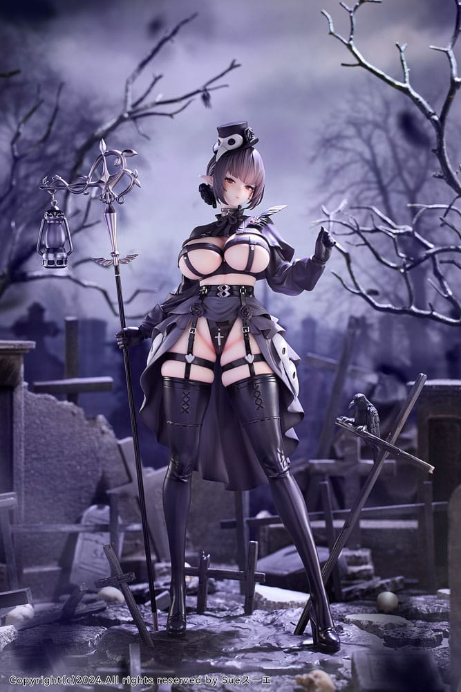 Original Character PVC Statue 1/6 Pest Doctor Kara Deluxe Edition 30 cm Scalefiguren Yokina