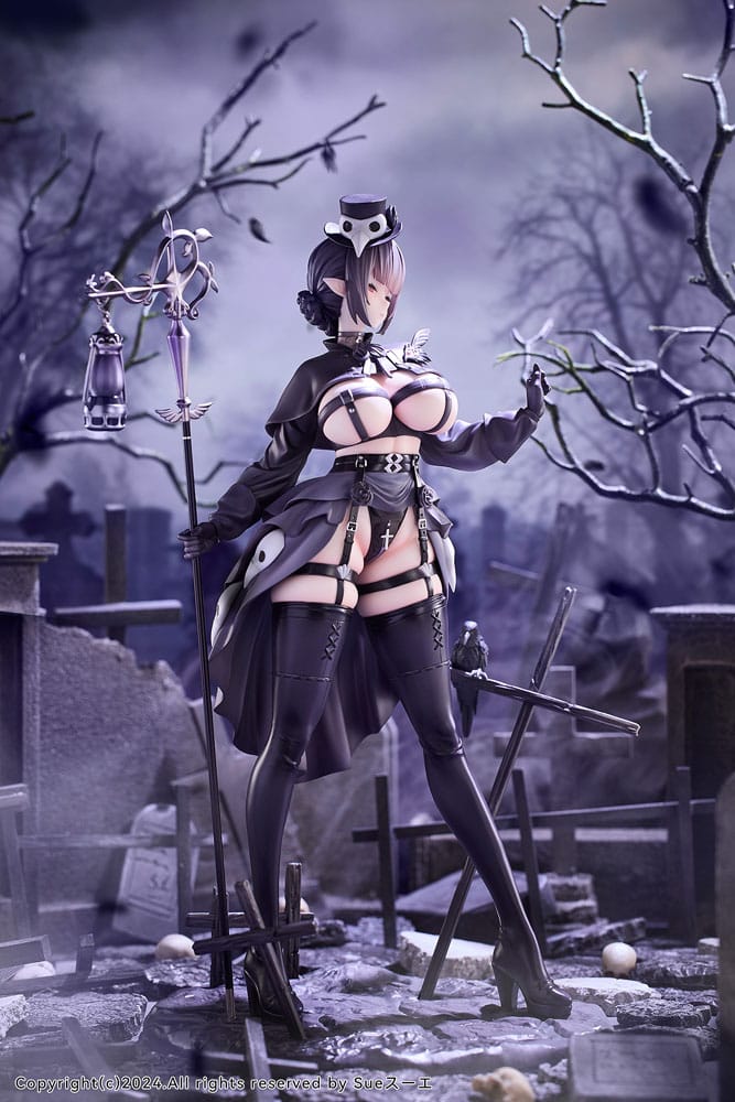 Original Character PVC Statue 1/6 Pest Doctor Kara Deluxe Edition 30 cm Scalefiguren Yokina