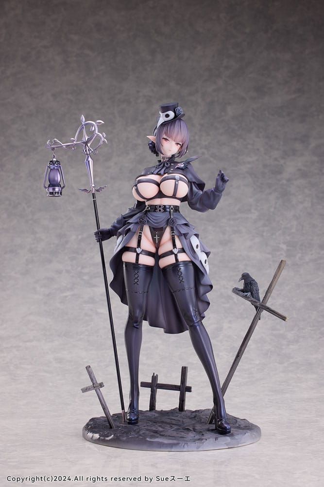 Original Character PVC Statue 1/6 Pest Doctor Kara Deluxe Edition 30 cm Scalefiguren Yokina