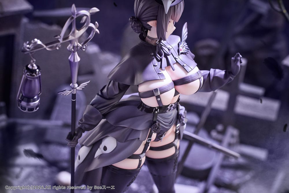 Original Character PVC Statue 1/6 Pest Doctor Kara Deluxe Edition 30 cm Scalefiguren Yokina