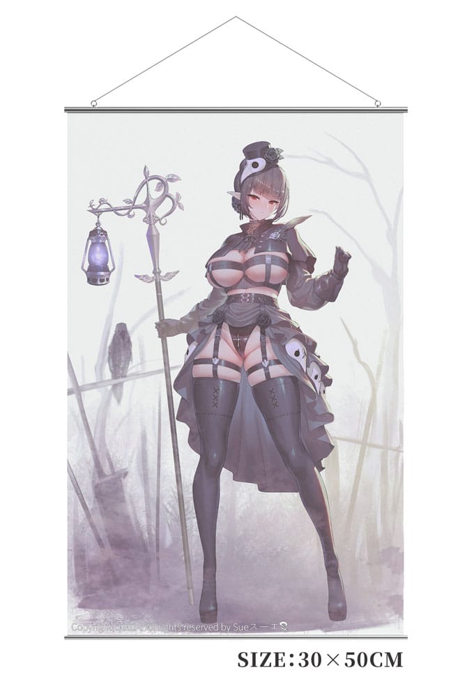 Original Character PVC Statue 1/6 Pest Doctor Kara Deluxe Edition 30 cm Scalefiguren Yokina