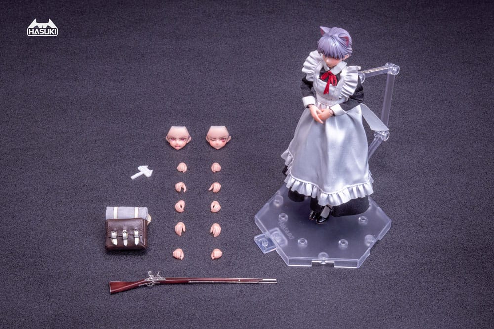 Pocket Art Actionfigur 1/12 PA010 Maid Gunner FKEY 15 cm Figmas Yokina