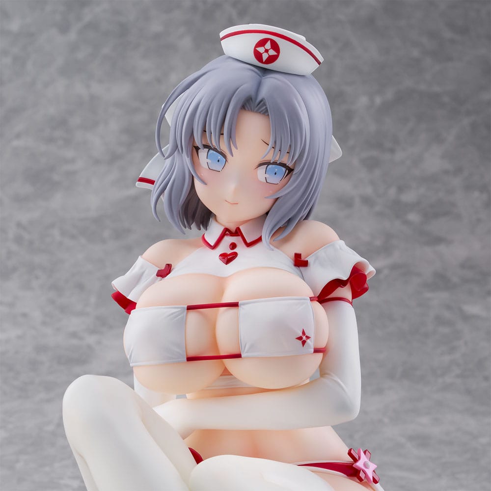 Shinobi Master Senran Kagura: New Link PVC Statue 1/4 Yumi: Sexy Nurse Ver. 20 cm Scalefiguren Yokina