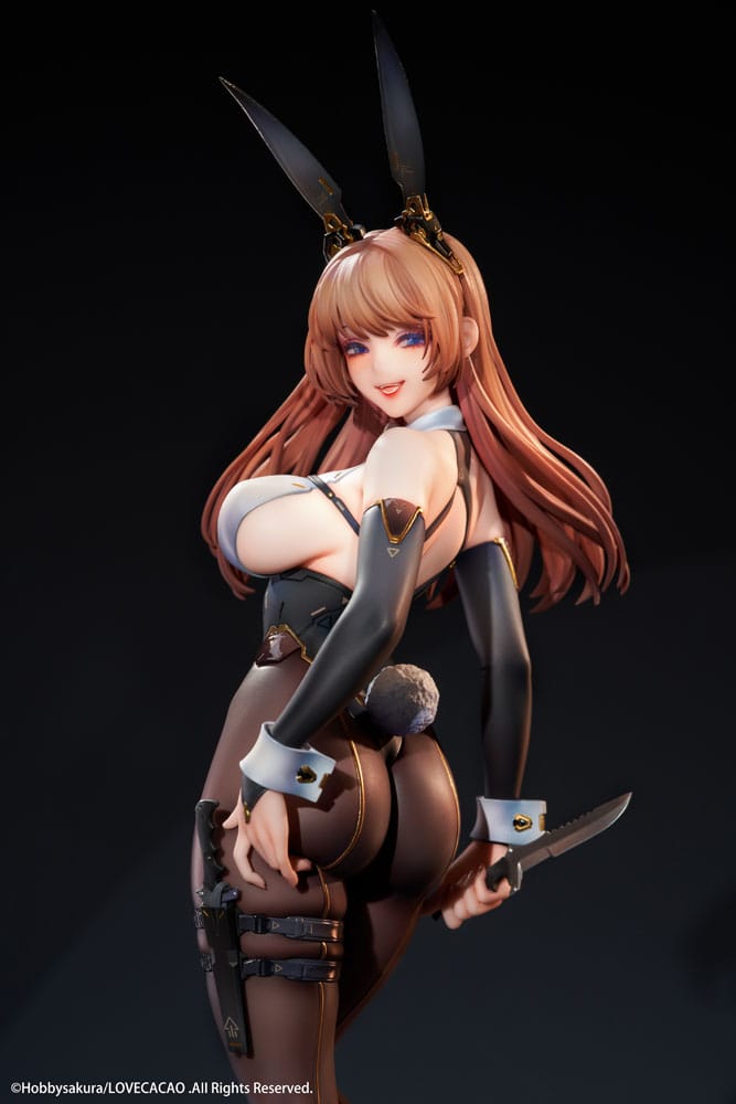 Original Illustration PVC Statue 1/7 Psycho Bunny illustration by LOVECACAO Deluxe Edition 30 cm Scalefiguren Yokina