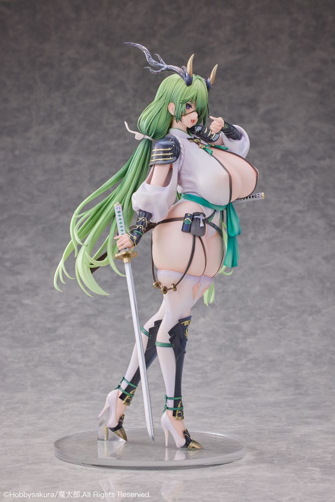Original Character PVC Statue 1/6 Dokuganryu-chan Illustrated by Mataro Deluxe Edition 30 cm Scalefiguren Yokina
