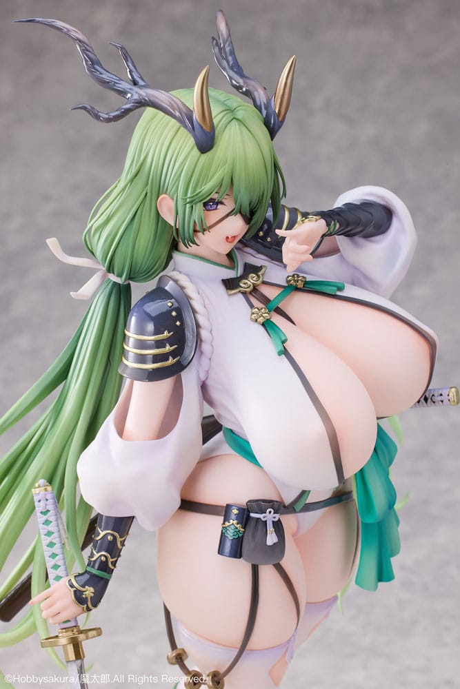 Original Character PVC Statue 1/6 Dokuganryu-chan Illustrated by Mataro Deluxe Edition 30 cm Scalefiguren Yokina