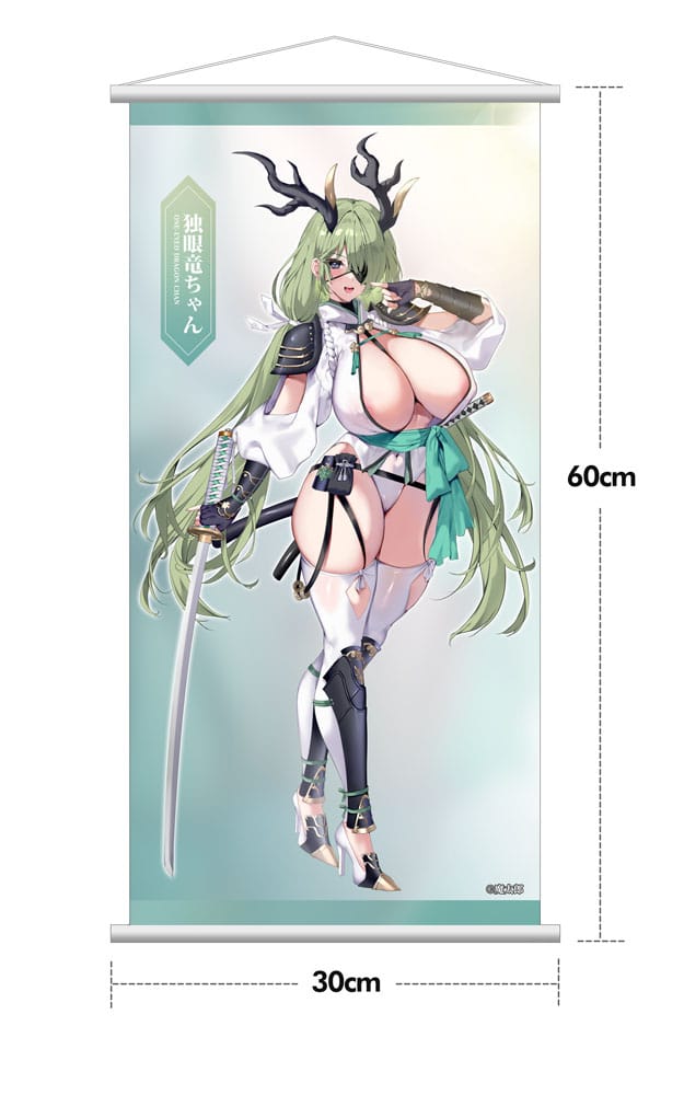 Original Character PVC Statue 1/6 Dokuganryu-chan Illustrated by Mataro Deluxe Edition 30 cm Scalefiguren Yokina
