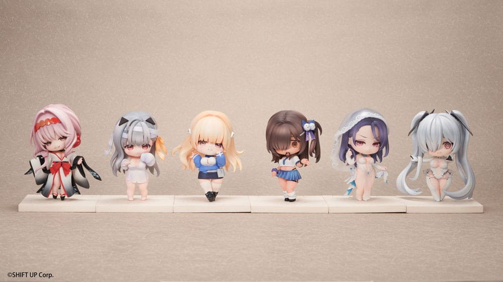 Goddess of Victory: Nikke SAC Series Mini-Figuren 6er-Pack Chibi Vol. 3 10 cm Prizefiguren Yokina