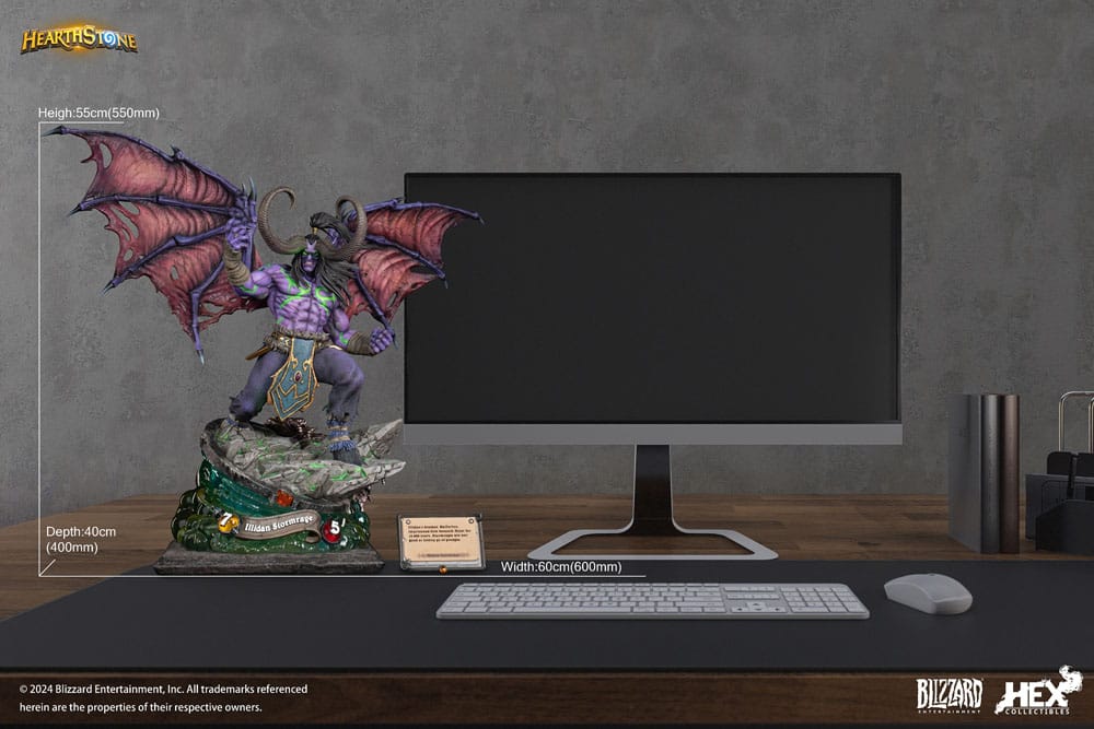 Hearthstone Statue Illidan Stormrage 55 cm Prizefiguren Yokina