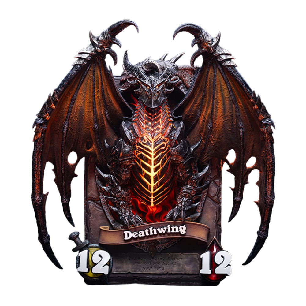 Hearthstone 3D Art Frame Statue Deathwing 34 cm Prizefiguren Yokina