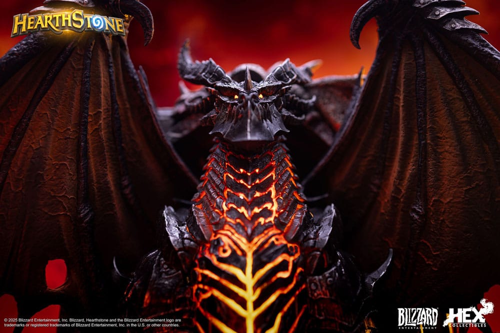 Hearthstone 3D Art Frame Statue Deathwing 34 cm Prizefiguren Yokina