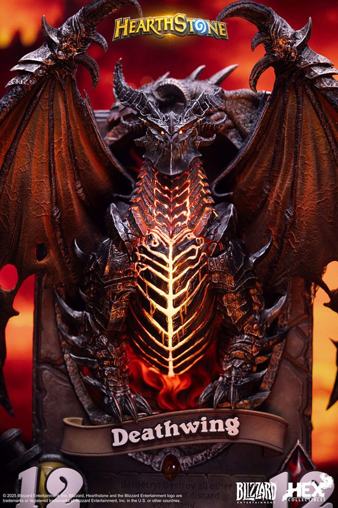 Hearthstone 3D Art Frame Statue Deathwing 34 cm Prizefiguren Yokina