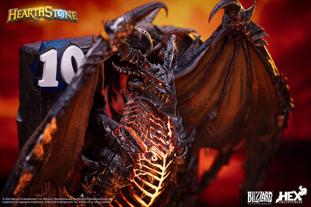 Hearthstone 3D Art Frame Statue Deathwing 34 cm Prizefiguren Yokina