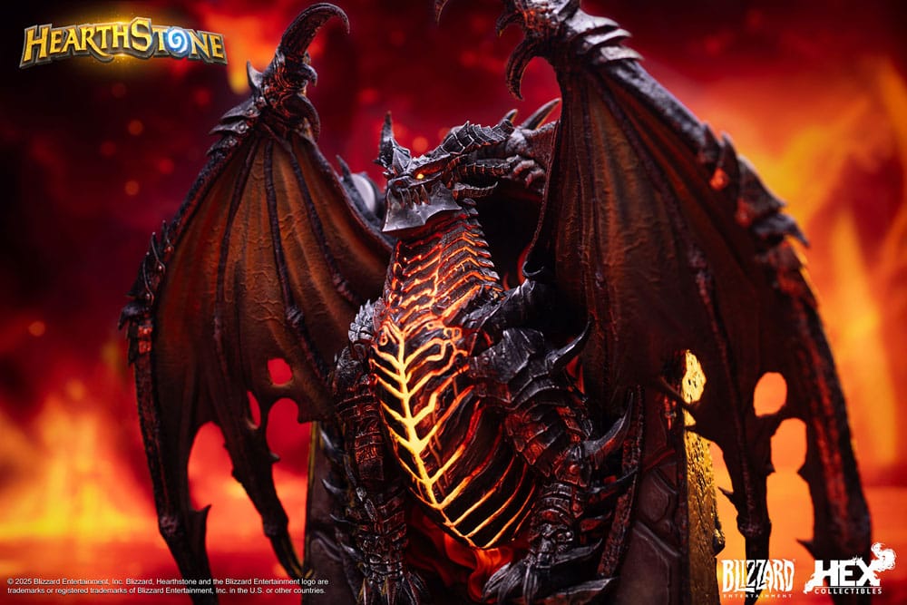 Hearthstone 3D Art Frame Statue Deathwing 34 cm Prizefiguren Yokina