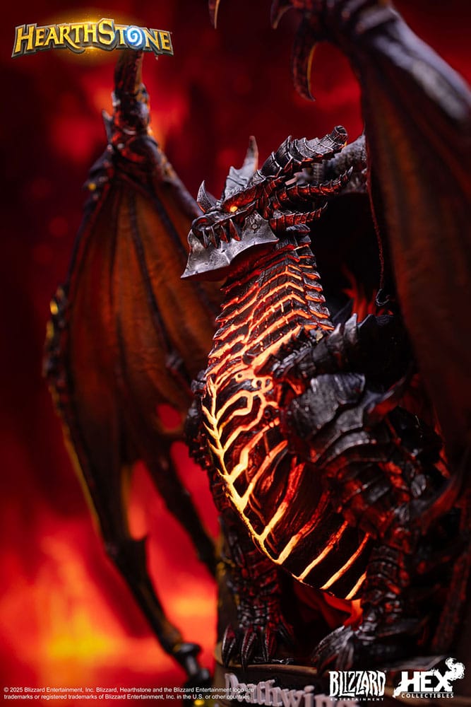 Hearthstone 3D Art Frame Statue Deathwing 34 cm Prizefiguren Yokina