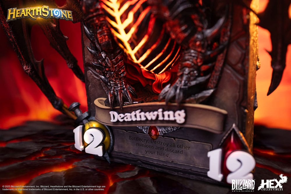 Hearthstone 3D Art Frame Statue Deathwing 34 cm Prizefiguren Yokina