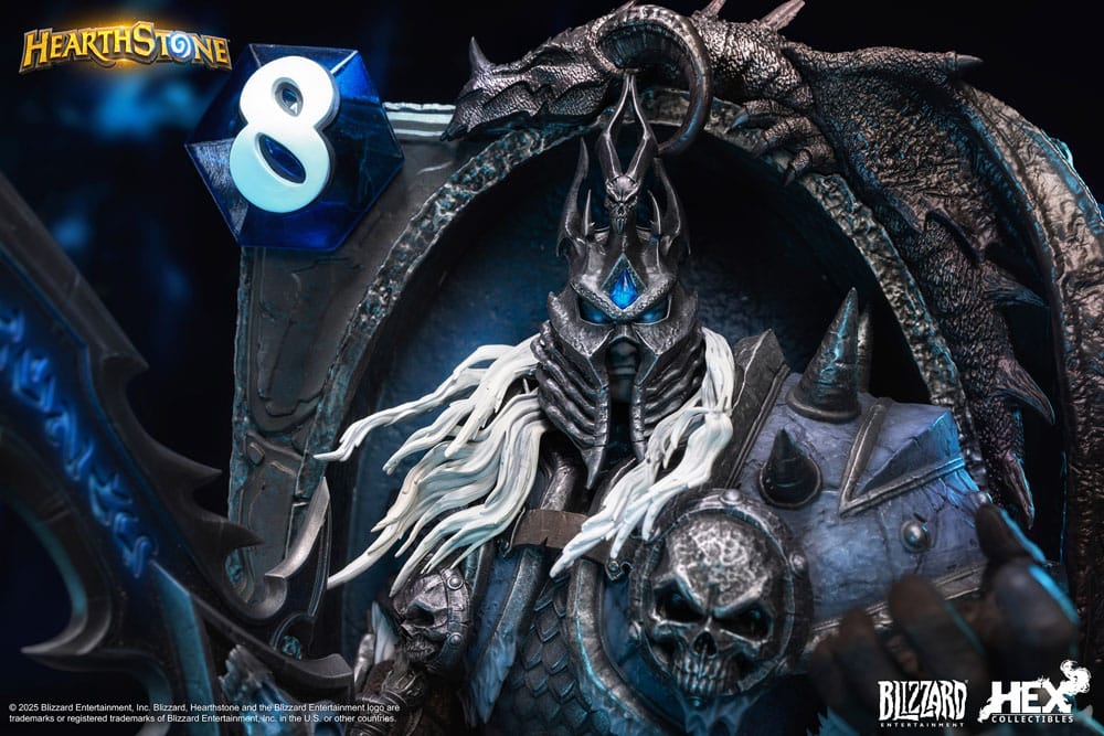 Hearthstone 3D Art Frame Statue The Lich King 31 cm Prizefiguren Yokina