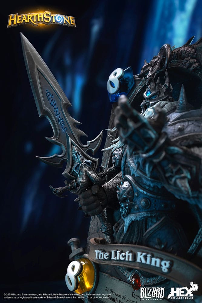 Hearthstone 3D Art Frame Statue The Lich King 31 cm Prizefiguren Yokina