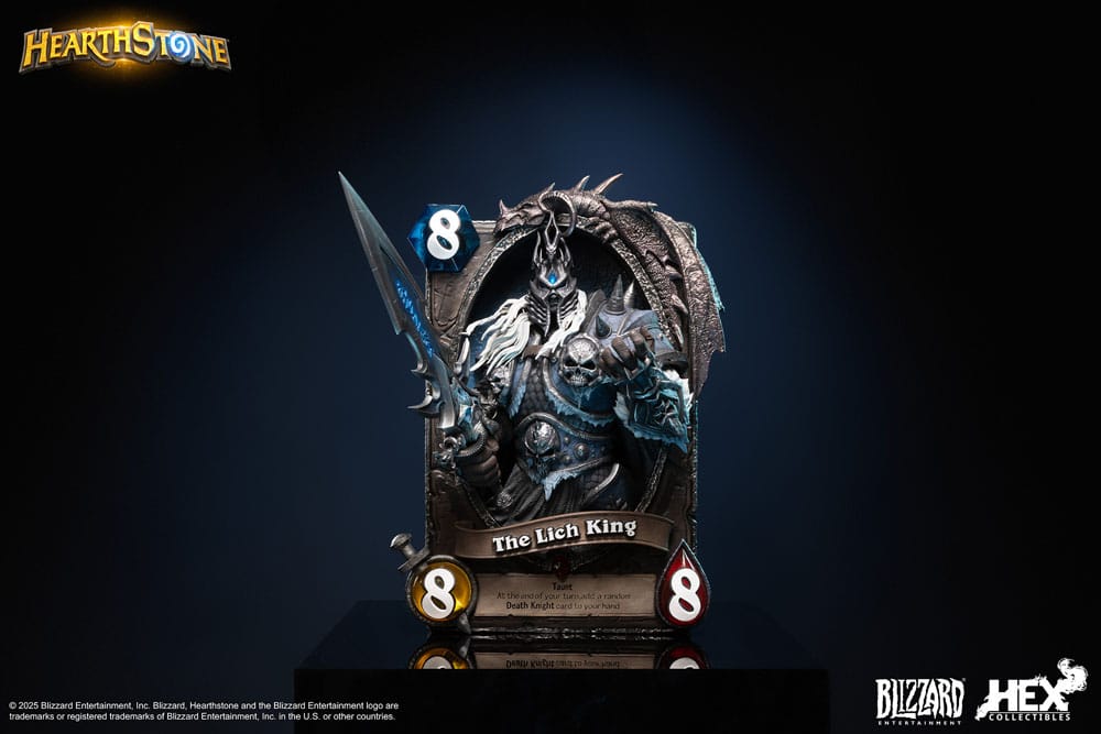 Hearthstone 3D Art Frame Statue The Lich King 31 cm Prizefiguren Yokina