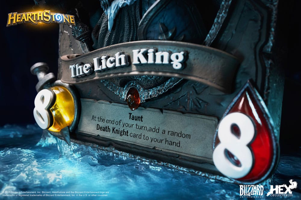 Hearthstone 3D Art Frame Statue The Lich King 31 cm Prizefiguren Yokina